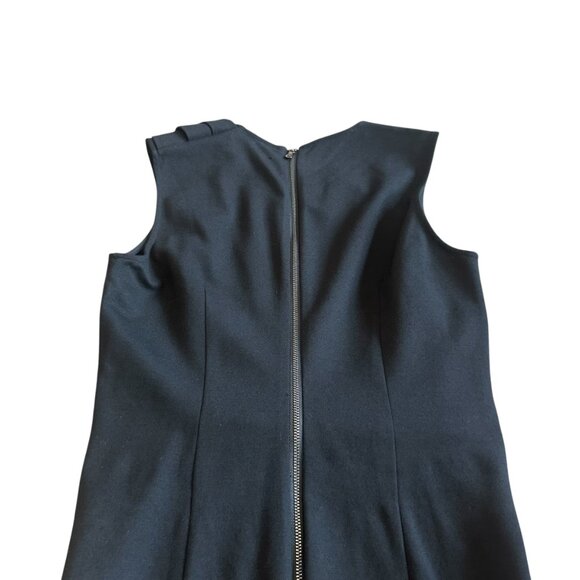 Kobi Halperin Black Shift Dress Sleeveless Defined Waist Stretch Size 2 Women's - Picture 8 of 12